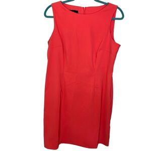 Alyx Coral Sleeveless Sheath Dress High Neck Size 14 Petite
